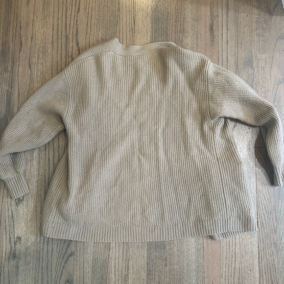 Aritzia Wilfred Free Cardigan-Size Small-Tan - Picture 4 of 7